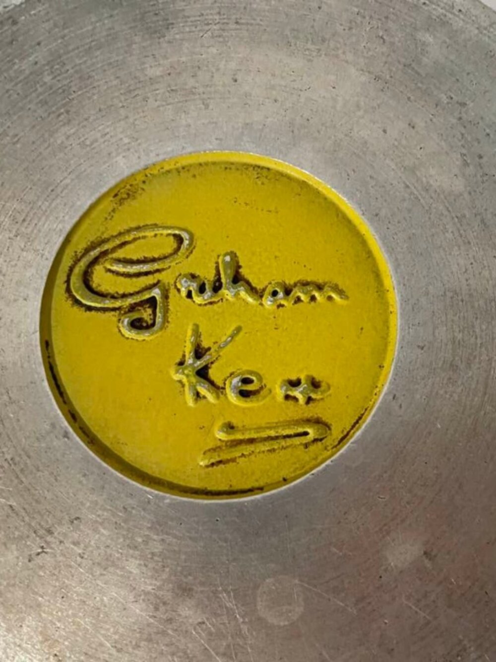 Vintage 70s Graham Kerr Galloping Gourmet Yellow Pot Cookware Retro MCM - Picture 10 of 15